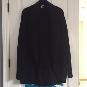 Black Long Cardigan